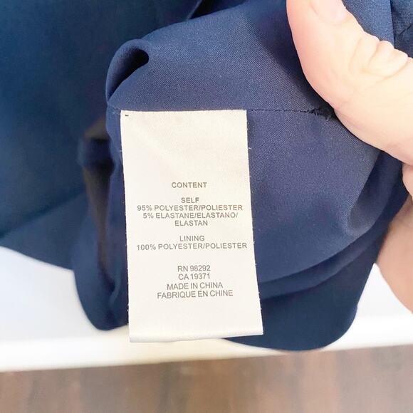 Tibi Bell Sleeve Dress in Midnight Navy 4 - Picture 11 of 11